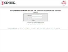Tablet Screenshot of gentek.mediaex.com
